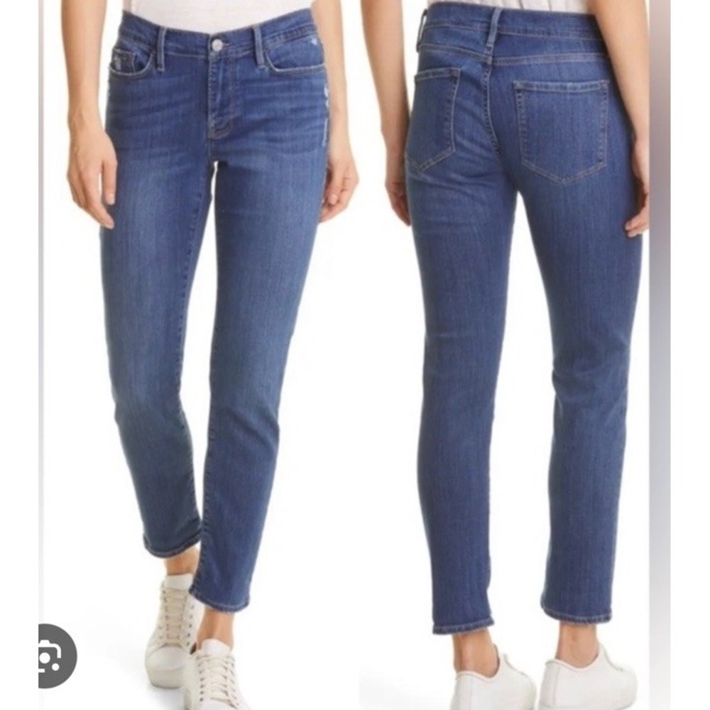 FRAME Le Garçon Jeans‎ Size 33 Dublin Grind Mid Rise Straight Leg